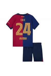 Barcelona Eric Garcia #24 Babyklær Hjemme Fotballdrakt til barn 2024-25 Korte ermer (+ Korte bukser)